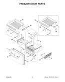 Freezer door parts