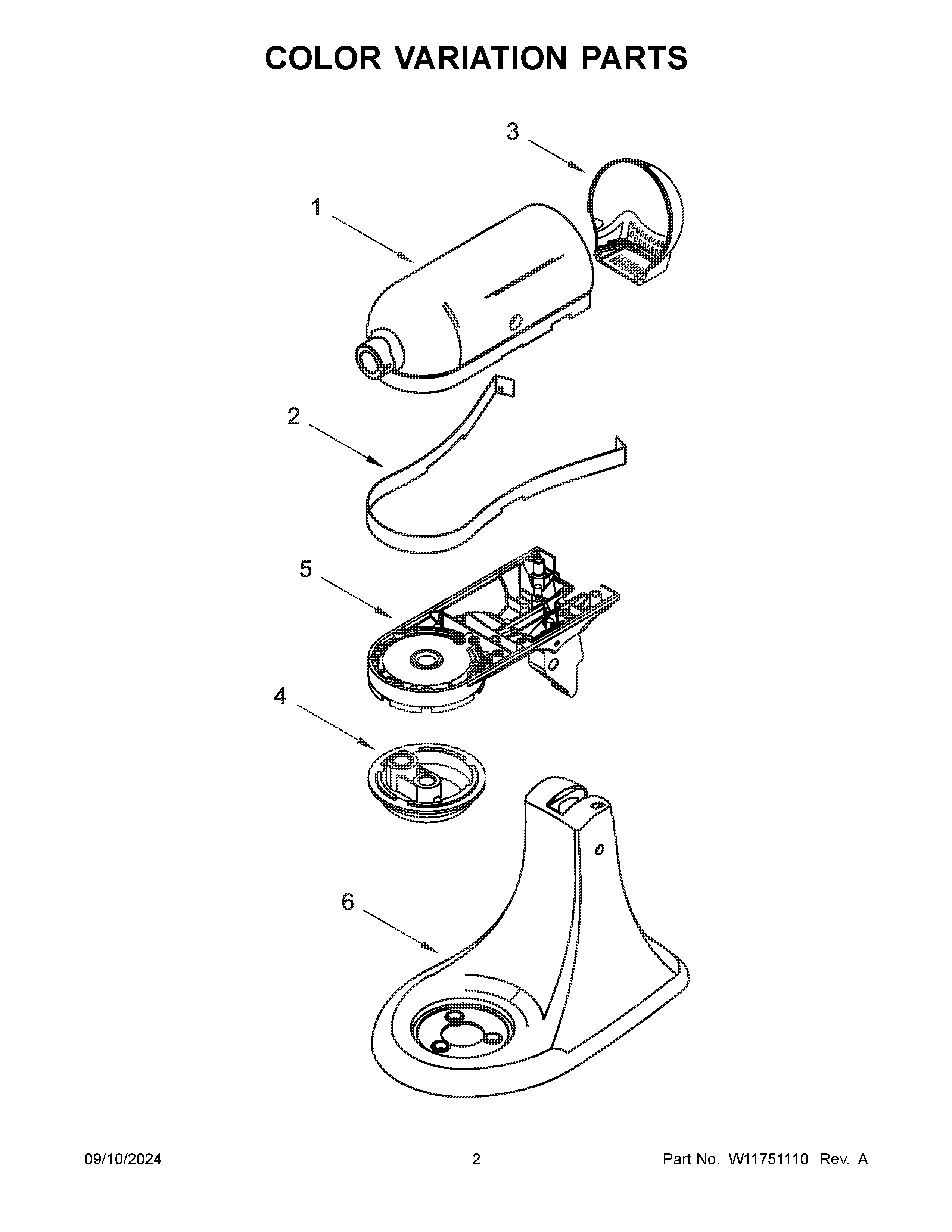 COLOR VARIATION PARTS