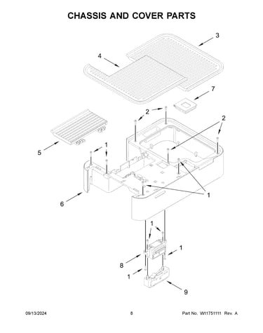 Chassis and cover parts