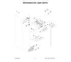 Jenn-Air JBSS48E22L01 refrigerator liner parts diagram