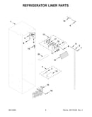 Refrigerator liner parts