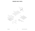 Jenn-Air JBSS48E22L01 freezer shelf parts diagram