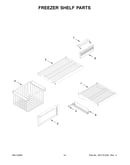 Freezer shelf parts