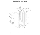 Jenn-Air JBSS48E22L01 refrigerator door parts diagram