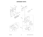 Jenn-Air JBSS48E22L01 dispenser parts diagram