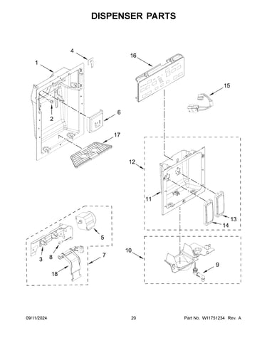 Dispenser parts