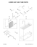 Lower unit and tube parts