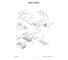 Whirlpool WRFC2036RB00 shelf parts diagram