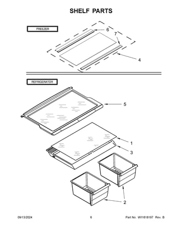 Shelf parts