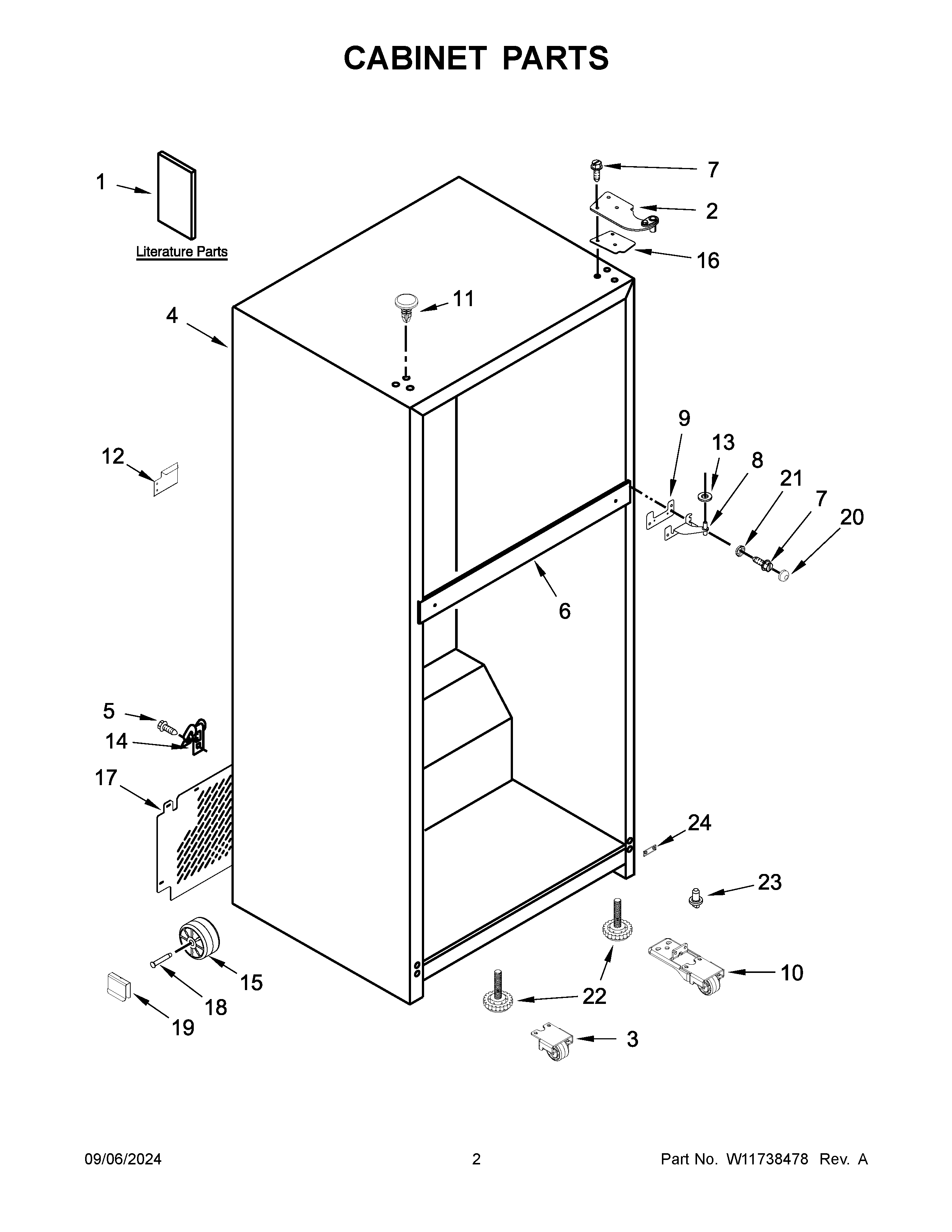 Cabinet parts
