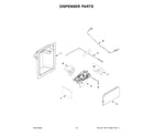 Whirlpool WRS311SDHB10 dispenser parts diagram