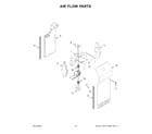 Whirlpool WRS311SDHB10 air flow parts diagram