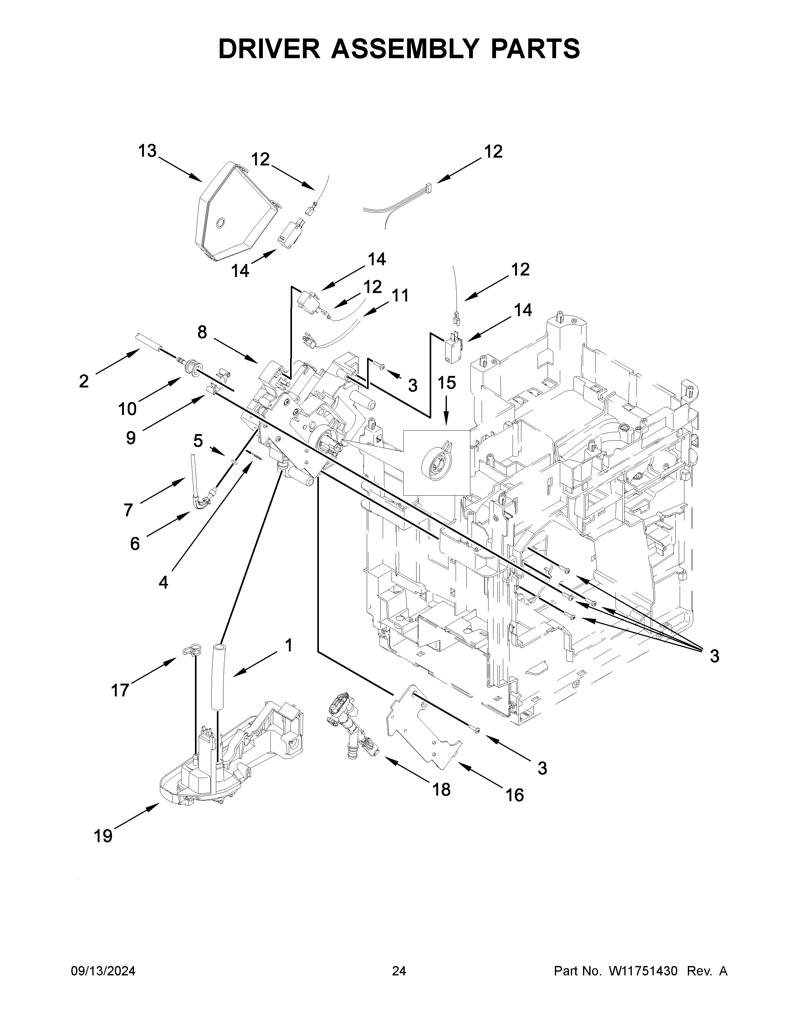 Driver assembly parts