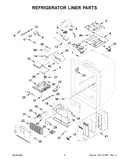 Refrigerator liner parts