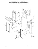 Refrigerator door parts