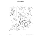 KitchenAid KRMF706EBS06 shelf parts diagram