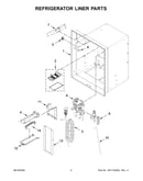 Refrigerator liner parts