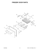 Freezer door parts