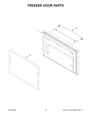 Freezer door parts