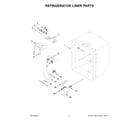 Whirlpool WRFF3036RW00 refrigerator liner parts diagram