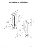 Refrigerator door parts