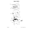 KitchenAid KBBX102MPA00 shelf parts diagram