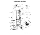 KitchenAid KBBX102MPA00 cabinet and unit parts diagram