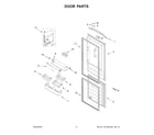 KitchenAid KBBX102MPA00 door parts diagram