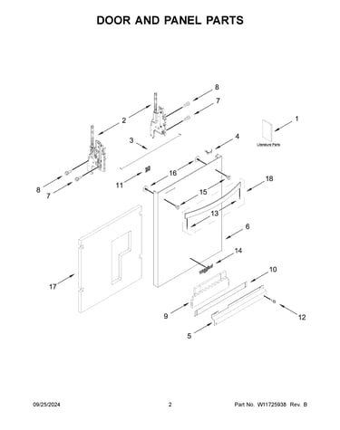 Door and panel parts