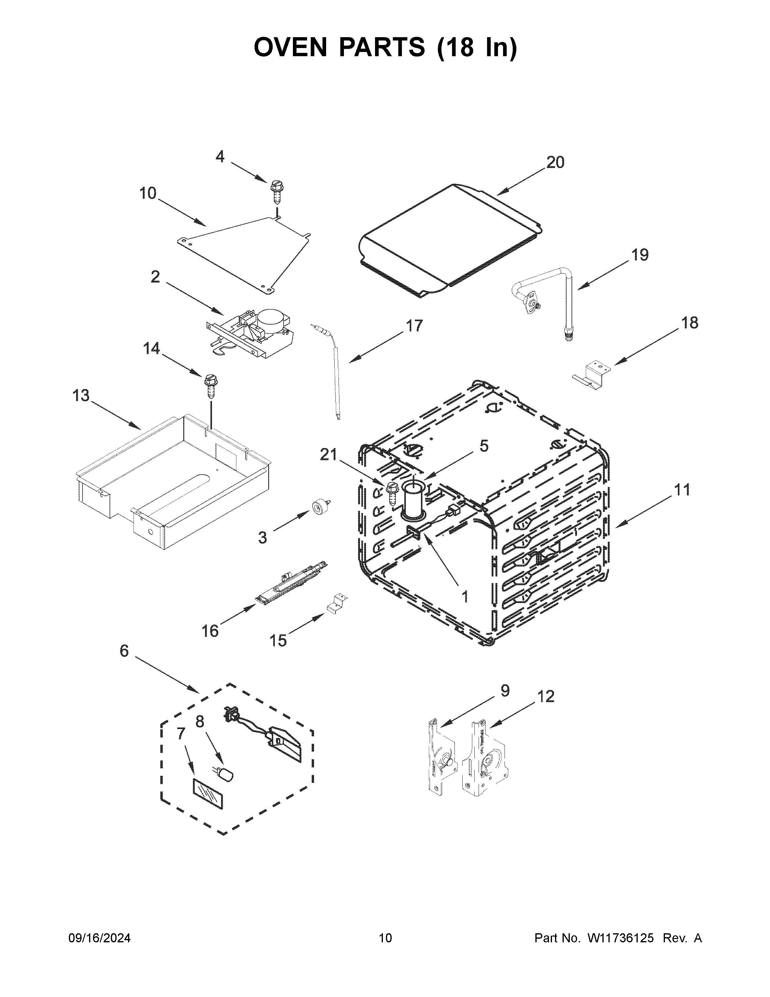 OVEN PARTS (18 IN)