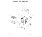 KitchenAid KFGC558JSC07 internal oven parts (30 in) diagram