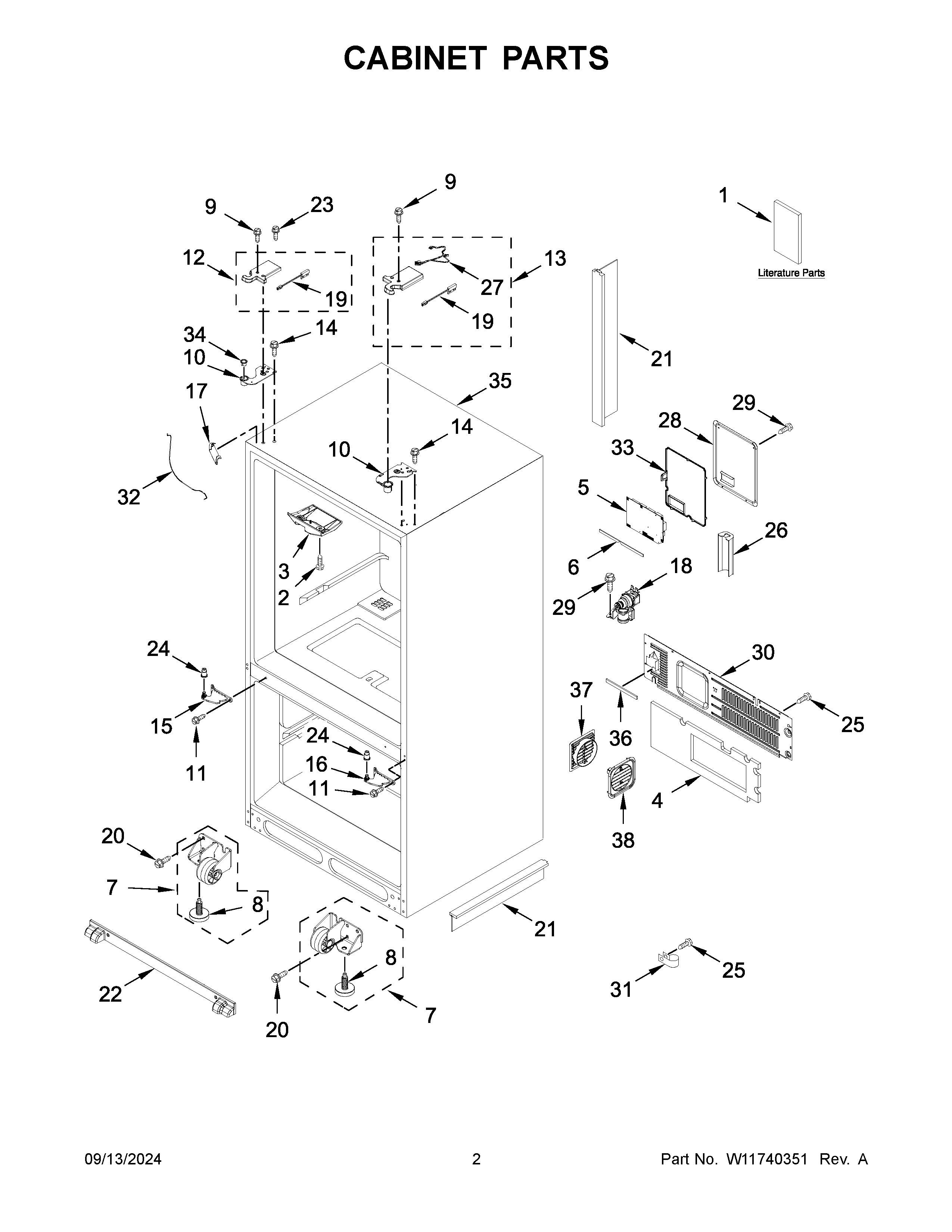 CABINET PARTS