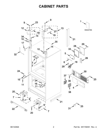 Cabinet parts