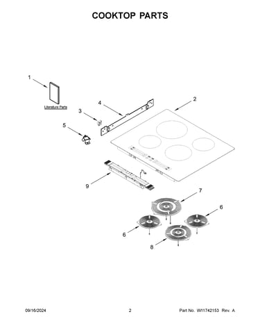 Cooktop parts