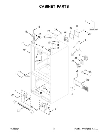 Cabinet parts