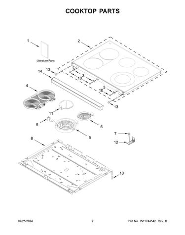 Cooktop parts