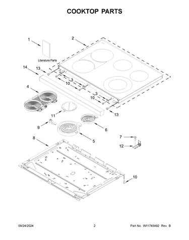 Cooktop parts