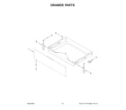 Maytag YMFES6030RZ0 drawer parts diagram