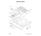 Maytag MFGS8030RZ0 cooktop parts diagram