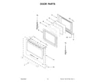 Maytag MFGS8030RZ0 door parts diagram