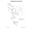 Whirlpool WRFC2036RV00 refrigerator liner parts diagram