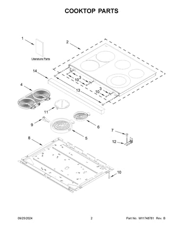 Cooktop parts
