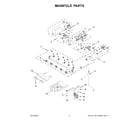 Whirlpool WSGS7530RV0 manifold parts diagram