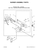 Burner assembly parts