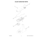 KitchenAid KSM156MPTFL5 color variation parts diagram