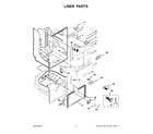 KitchenAid KRFF300ESS06 liner parts diagram