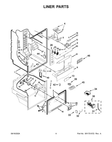 Liner parts