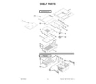 KitchenAid KRFF300ESS06 shelf parts diagram