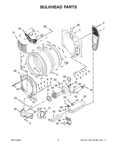 Bulkhead parts