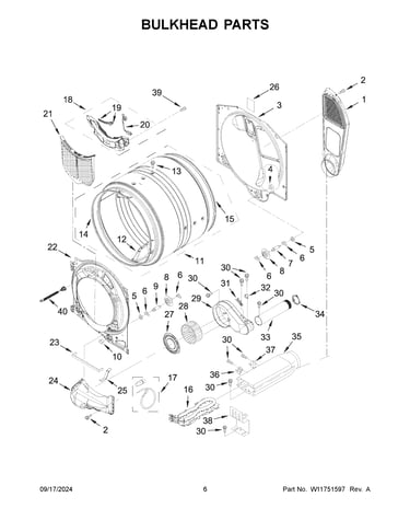 Bulkhead parts